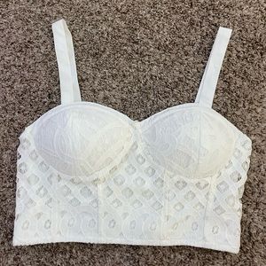 cute white top